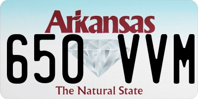 AR license plate 650VVM