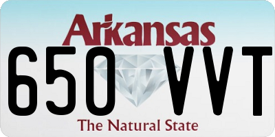 AR license plate 650VVT