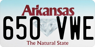 AR license plate 650VWE