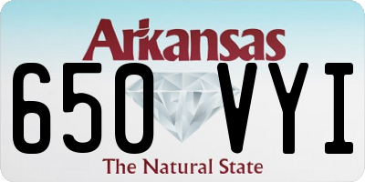 AR license plate 650VYI