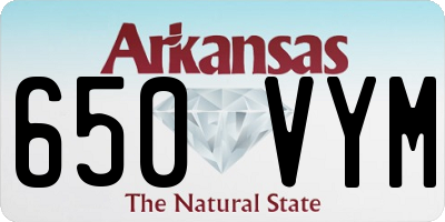 AR license plate 650VYM