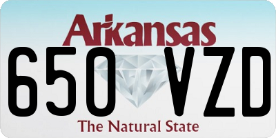 AR license plate 650VZD