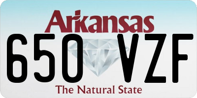 AR license plate 650VZF