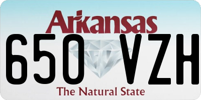 AR license plate 650VZH