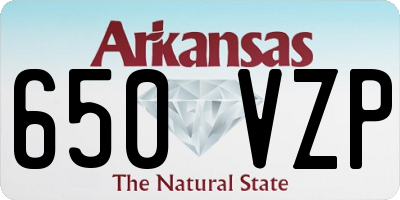 AR license plate 650VZP