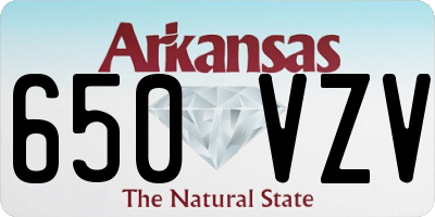 AR license plate 650VZV