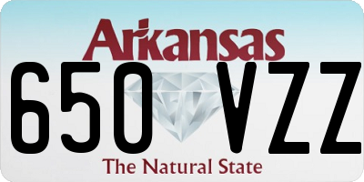 AR license plate 650VZZ