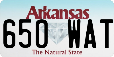 AR license plate 650WAT