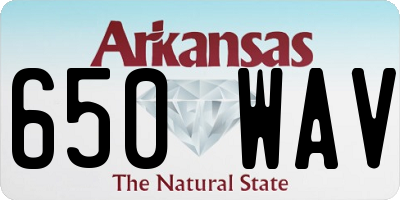 AR license plate 650WAV