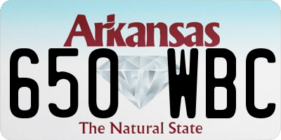 AR license plate 650WBC