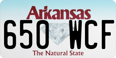 AR license plate 650WCF