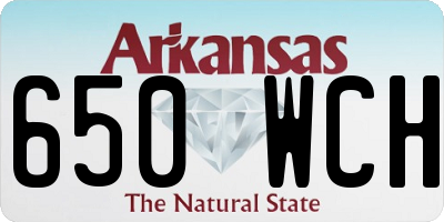 AR license plate 650WCH