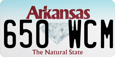 AR license plate 650WCM