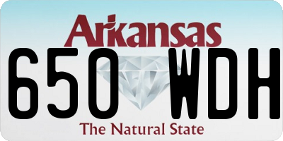 AR license plate 650WDH