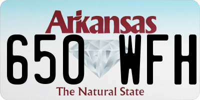 AR license plate 650WFH
