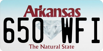 AR license plate 650WFI