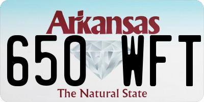 AR license plate 650WFT