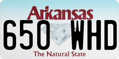 AR license plate 650WHD