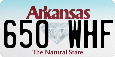 AR license plate 650WHF