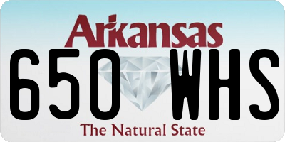 AR license plate 650WHS