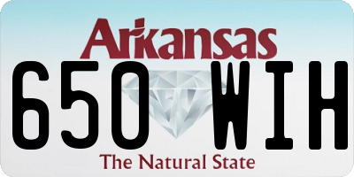 AR license plate 650WIH