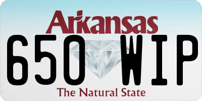 AR license plate 650WIP