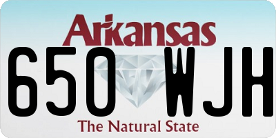AR license plate 650WJH