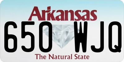 AR license plate 650WJQ