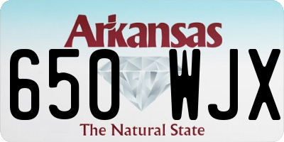 AR license plate 650WJX