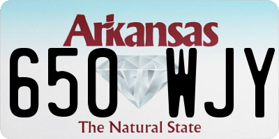 AR license plate 650WJY