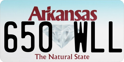 AR license plate 650WLL