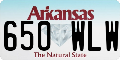AR license plate 650WLW