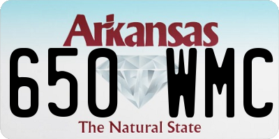 AR license plate 650WMC