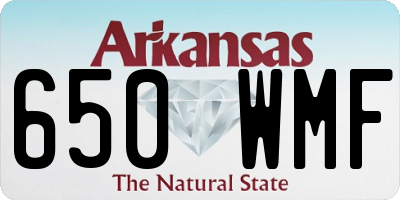 AR license plate 650WMF