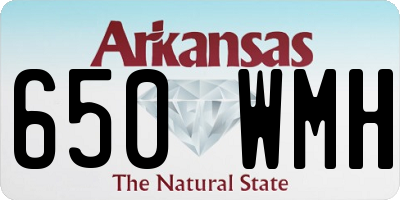 AR license plate 650WMH