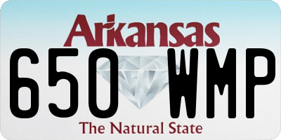 AR license plate 650WMP