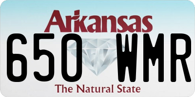 AR license plate 650WMR