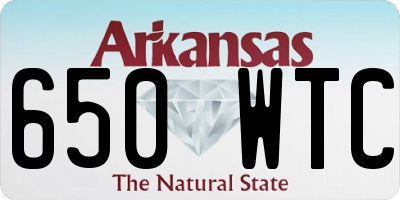 AR license plate 650WTC