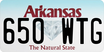 AR license plate 650WTG