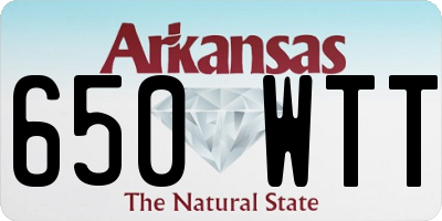 AR license plate 650WTT