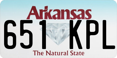 AR license plate 651KPL