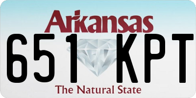 AR license plate 651KPT