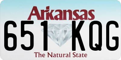 AR license plate 651KQG