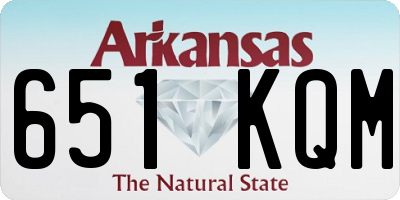 AR license plate 651KQM