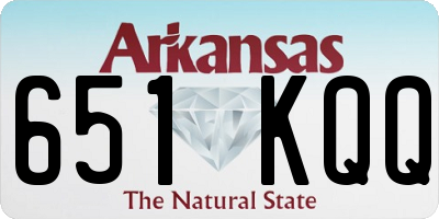 AR license plate 651KQQ