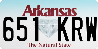 AR license plate 651KRW