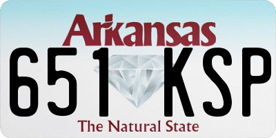 AR license plate 651KSP