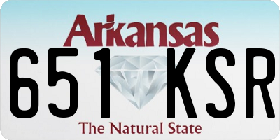 AR license plate 651KSR