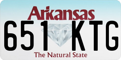 AR license plate 651KTG