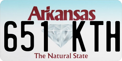 AR license plate 651KTH